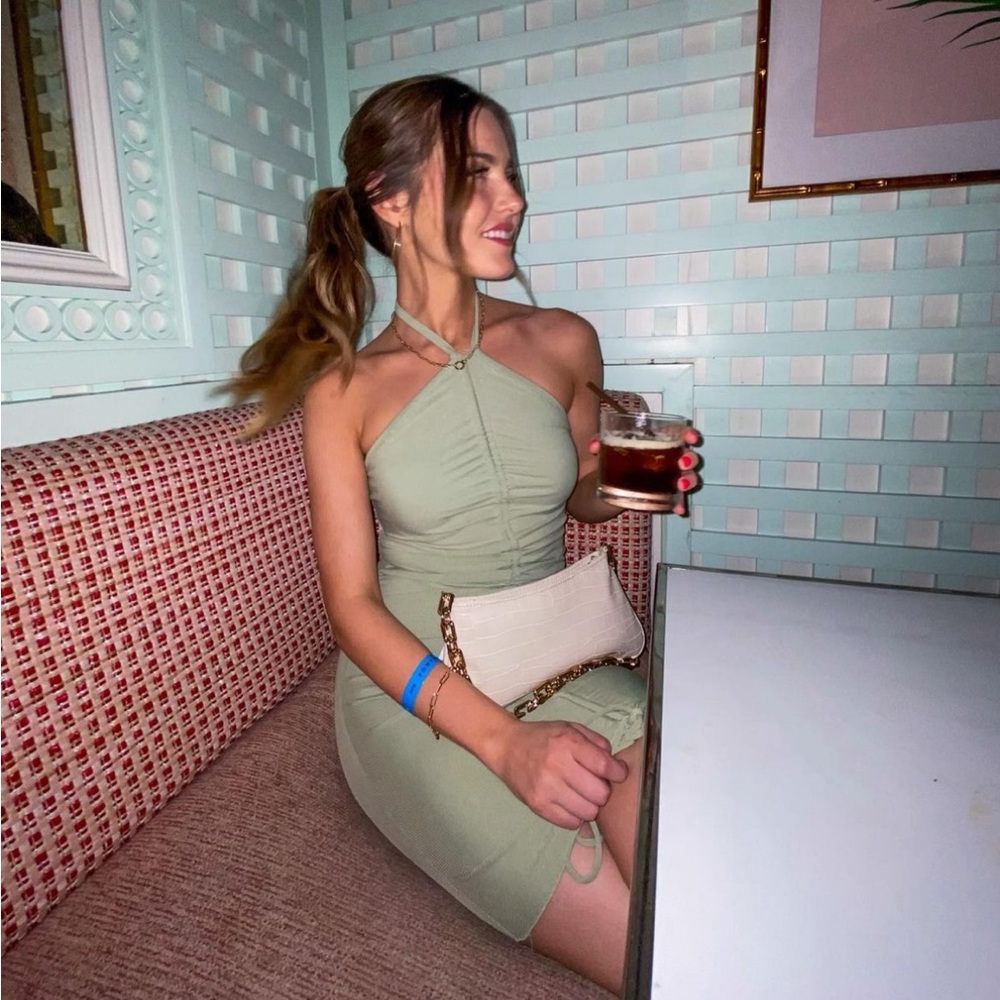 Princess polly sage green Avery dress